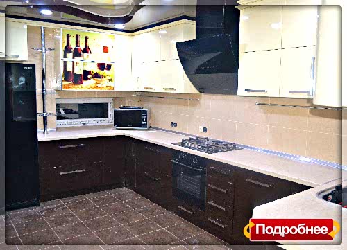 Цена на кухню с современным дизайном. Дон Балкон