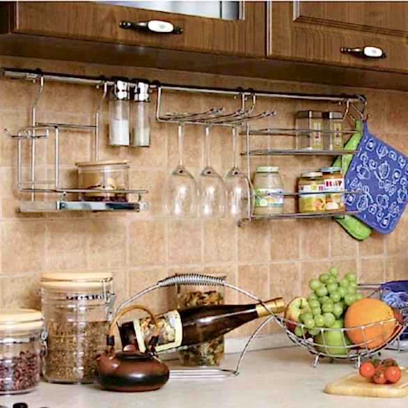 Открытые системы хранения на кухне. Дон Балкон (342) 299-99-66